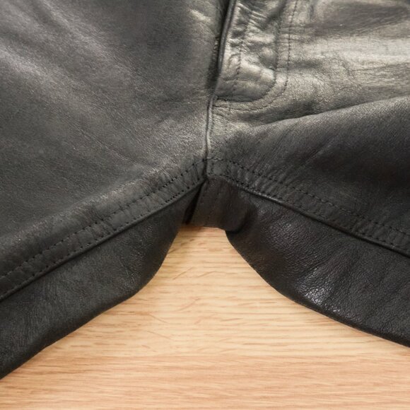 ROCK N BLUE Nelson Mens W27 L29 Regular Leather Pants, Trousers Biker Moto - Picture 7 of 12